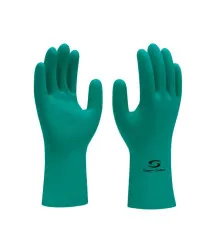 LUVA NITRILI-KA 05 VERDE T. 09 G - KALIPSO