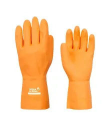 LUVA LARANJA REFORCADA SLIM CA 37815 - VOLK