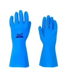 LUVA NITRILICA SEM FORRO AZUL M - CA 16314 / 52215 - VOLK