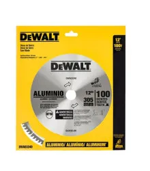 LAMINA SERRA ESQ.12 100 DENTES ALUMINIO - DEWALT - DWA03240