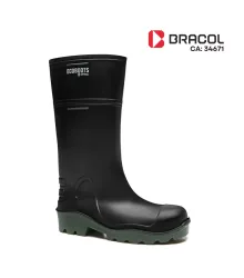 BOTA ECOBOOTS PVC CANO LONGO PRETO SOLA VERDE C/B (COMP + PA) 91FPUL100PA - CA 34671 - BRACOL