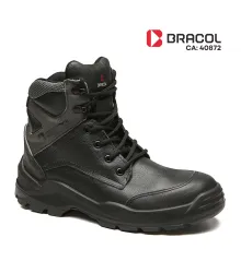 BOTA DE COURO PRETA OCUPACIONAL HORIZON EVEREST - BRACOL