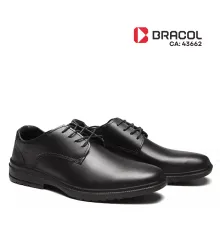 SAPATO SOCIAL DE COURO TURIM SSAL PRETO 4039SSAL6600LL - CA 43662 - BRACOL
