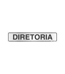 PLACA DIRETORIA 5X25 CM - SINALIZE