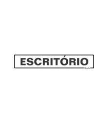 PLACA ESCRITORIO 5X25 CM - SINALIZE