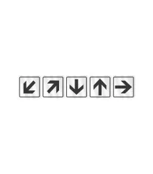 PLACA SETA 5X25 CM - SINALIZE