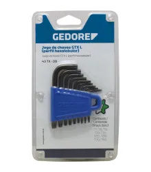 Jogo Chave L Perfil Torx T7 A T40 Ref.: 43Tx-09 - Gedore