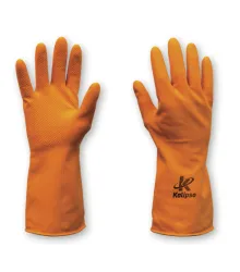 LUVA LATEX ORANGE - CA 32499 - KALIPSO TAM. 07 P