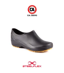 SAPATO ANTIDERRAPANTE PRETO SOL BORRACHA - 36 - 75SMSG600CX - CA 38590