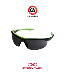 OCULOS NEON CINZA STF-VS201230 - CA 40906 - STEELFLEX