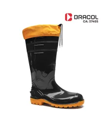BOTA PVC CANO LONGO PRETO SOLA AA C/FORRO 85BPL600PL - CA 37455 - BRACOL