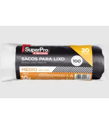 SACO LIXO PLASTICO 20L MEDIO 1X10X100 - BETTANIN