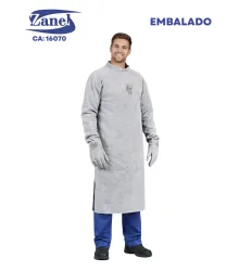 AVENTAL DE RASPA BARBEIRO SEM EMENDAS FECHADO NAS COSTAS 120X60 - CA 16070 - ZANEL