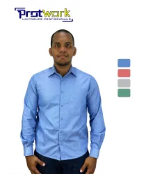 CAMISA ADM MASC SLIM MANGA LONGA - PROTWORK