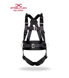 CINTURÃO PARAQUEDISTA BLAST ARAMIDA C/ 4 PONTOS - STEELFLEX