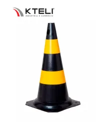 CONE RIGIDO 50CM PT/AM - KTELI