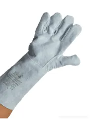 LUVA DE RASPA COM REFORCO INTERNO 20 CM - ZANEL CA 16074