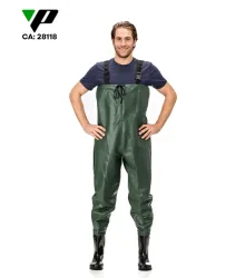 JARDINEIRA PVC VERDE MILITAR IMPERMEAVEL C/BOTA - CA 28118 - PANTANEIRO