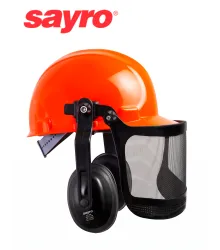 KIT CAPACETE MOTOSSERRISTA FLORESTAL TELA DE 8" - SAYRO