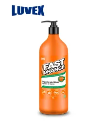SABONETE DESENGRAXANTE ESFOLIANTE LIMPA MÃOS FAST ORANGE 1L - LUVEX