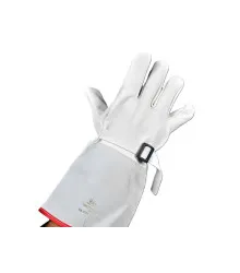 LUVA DE COBERTURA VAQUETA PUNHO 15 CM EM RASPA TAM 12 - CA 16072 - ZANEL