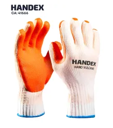 LUVA HAND VULCANO LARANJA - CA 41666 - HANDEX