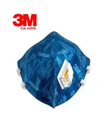 MÁSCARA RESPIRATÓRIA DOBRÁVEL 9822+BR PFF-2(S) COM VÁLVULA - 3M