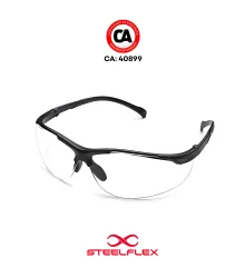 OCULOS MILANO AR/UV INCOLOR STF-VS203110 - CA 40899 - STEELFLEX