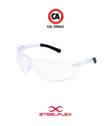 OCULOS OFFSHORE INCOLOR AR/UV STF-VS103110 - CA 39863 - STEELFLEX