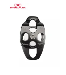 POLIA SIMPLES PARA CORDA BILATERAL 2 PONTOS DE ANCORAGEM STF-RD0982 - STEELFLEX