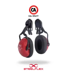 ABAFADOR PROTETOR AUDITIVO ACOPLAVEL SHELL MAX 15DB STF-PAAC31471 - CA 39477 - STEELFLEX