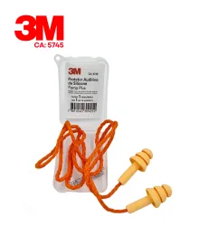 PROTETOR AURICULAR POMP PLUS – CORDÃO DE POLIÉSTER - CA 5745 - 3M