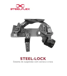 SUSPENSAO STEEL-LOCK PARA CASCO TURTLE C/ JUGULAR STF-CPTA56000 - STEELFLEX