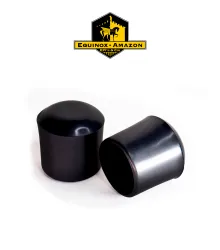 TAMPINHA/PONTEIRA EXTERNA PVC PRETA REDONDA