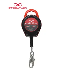 TRAVA QUEDAS RETRÁTIL EM CABO DE AÇO - STEELFLEX REFERÊNCIA:STF CQTQ0471;TAMANHO:10M