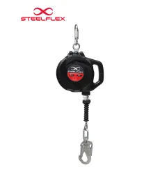 TRAVA QUEDAS RETRATIL EM CABO DE AÇO INOX - STEELFLEX
