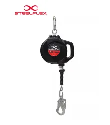 TRAVA QUEDAS RETRATIL EM CABO DE AÇO INOX - STEELFLEX REFERÊNCIA:STF CQTQ0471S;TAMANHO:10M
